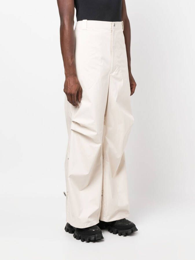 Moncler High waist broek Beige