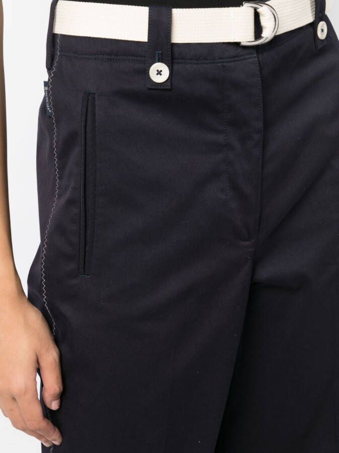 Moncler High waist broek Zwart