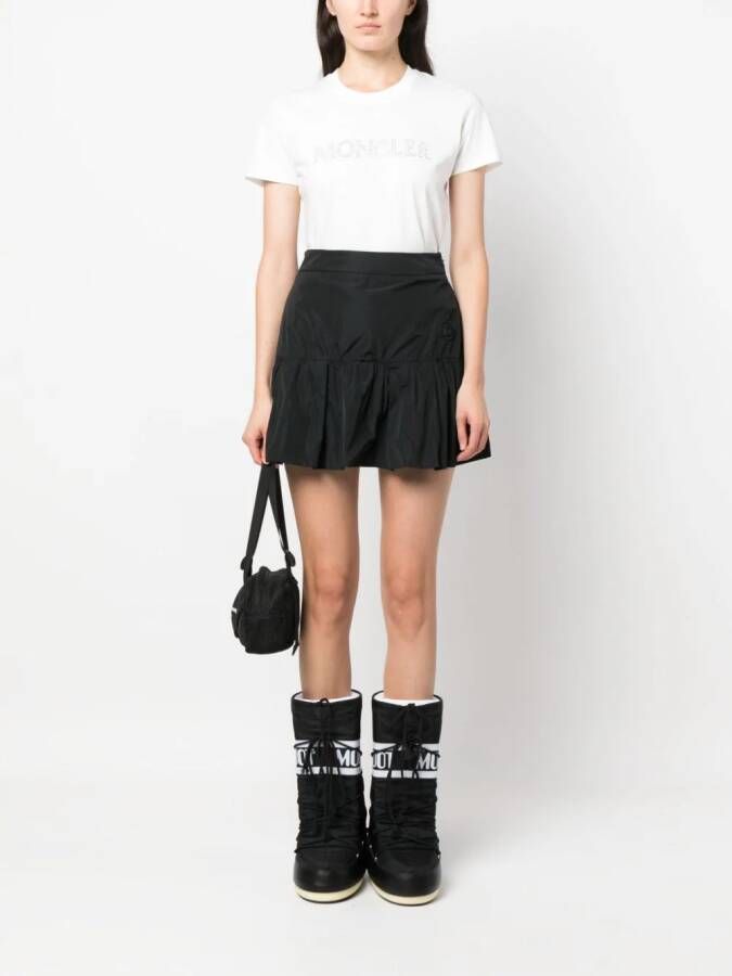 Moncler High waist mini-rok Zwart