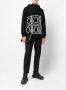 Moncler Hoodie met intarsia logo Zwart - Thumbnail 2