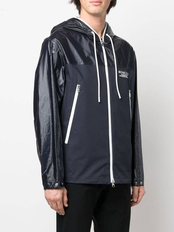 Moncler Hoodie met logoprint Blauw