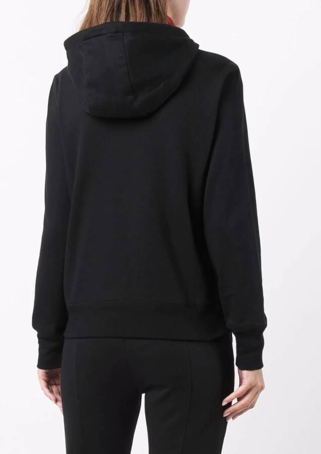 Moncler Hoodie met rits Zwart