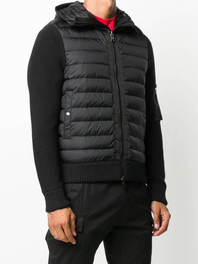 Moncler Jack met capuchon Zwart