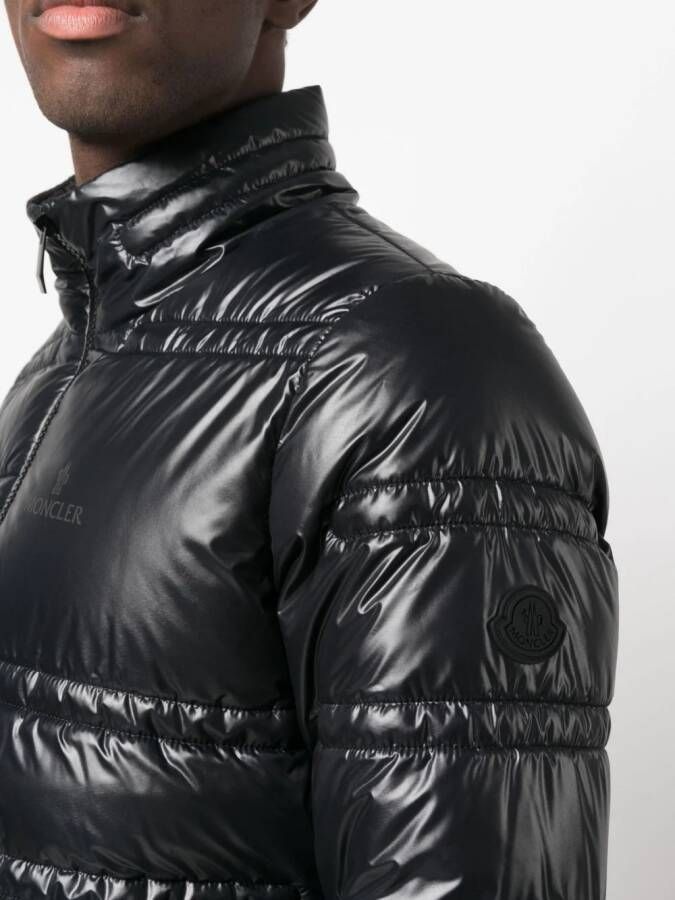 Moncler Jack met logoprint Zwart