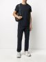 Moncler Katoenen stretch T-shirt Blauw - Thumbnail 1