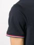 Moncler Katoenen stretch T-shirt Blauw - Thumbnail 4