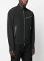 Moncler Leren bikerjack Zwart - Thumbnail 3