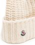 Moncler Muts met logoprint Wit - Thumbnail 2