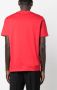 Moncler T-shirt met logopatch Rood - Thumbnail 4