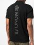 Moncler Poloshirt met logopatch Zwart - Thumbnail 5