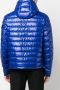 Moncler Donsjack met logopatch Blauw - Thumbnail 4