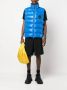 Moncler Bodywarmer met logopatch Blauw - Thumbnail 2