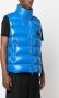 Moncler Bodywarmer met logopatch Blauw - Thumbnail 3