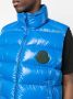 Moncler Bodywarmer met logopatch Blauw - Thumbnail 5