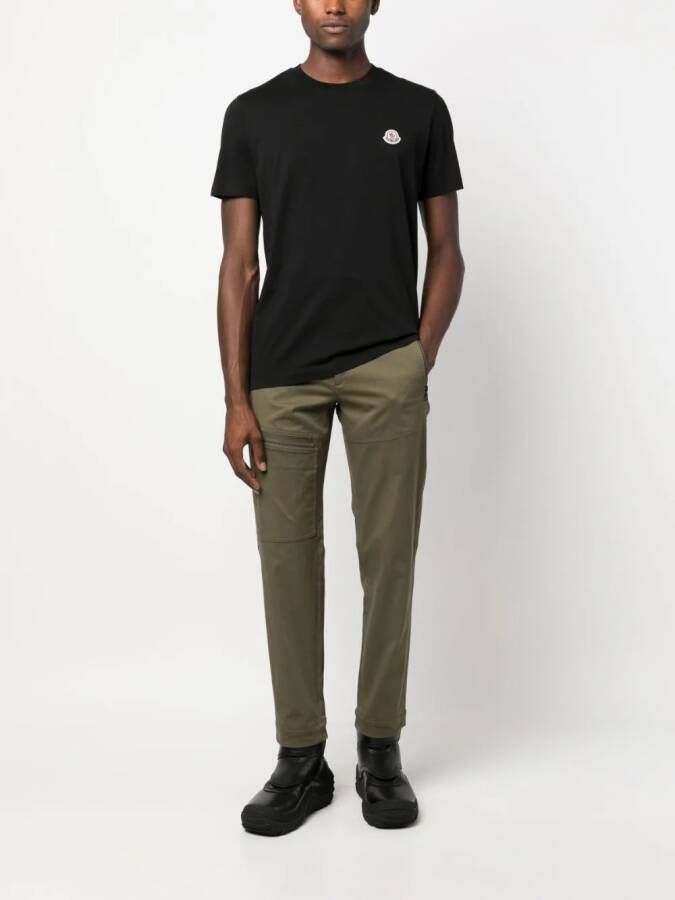 Moncler Broek met logopatch Groen