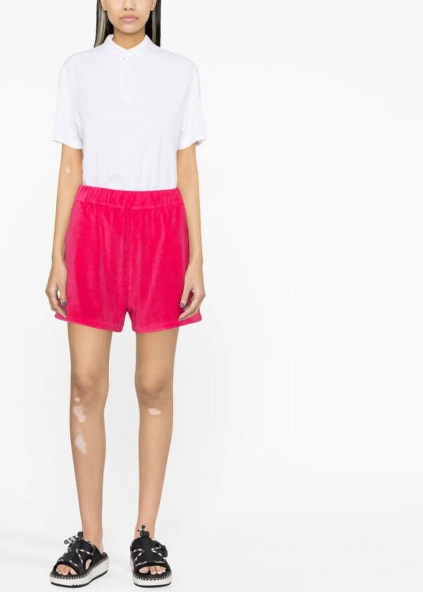 Moncler Shorts met logopatch Roze