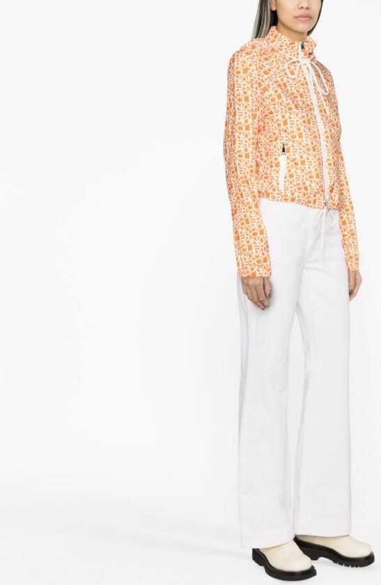 Moncler Jack met logoprint Oranje