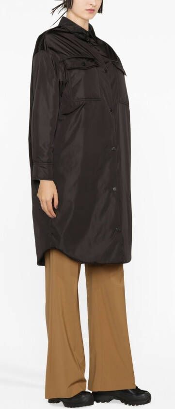 Moncler Lange jas Zwart