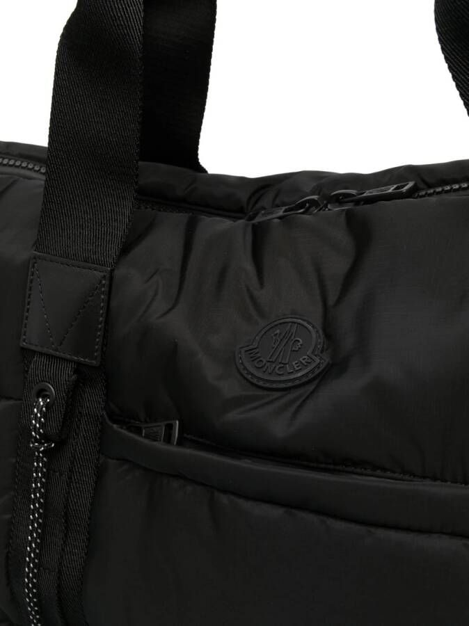 Moncler Makaio gewatteerde weekendtas Zwart