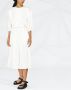 Moncler Midi-jurk met ceintuur Wit - Thumbnail 2