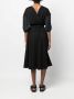 Moncler Midi-jurk met ceintuur Zwart - Thumbnail 4