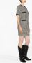 Moncler Mini-jurk met pied-de-poule print Wit - Thumbnail 2