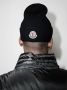 Moncler Muts met geborduurd logo Zwart - Thumbnail 2