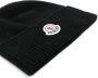 Moncler Muts met logopatch Zwart - Thumbnail 2