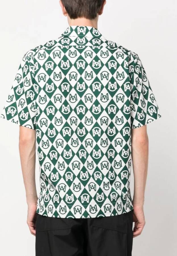 Moncler Overhemd met logoprint Wit