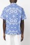 Moncler Overhemd met paisley-print Blauw - Thumbnail 4