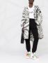 Moncler Parka met zebraprint Beige - Thumbnail 2