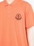 Moncler Poloshirt met geborduurd logo Oranje - Thumbnail 5
