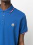 Moncler Poloshirt met logo-kraag Blauw - Thumbnail 5