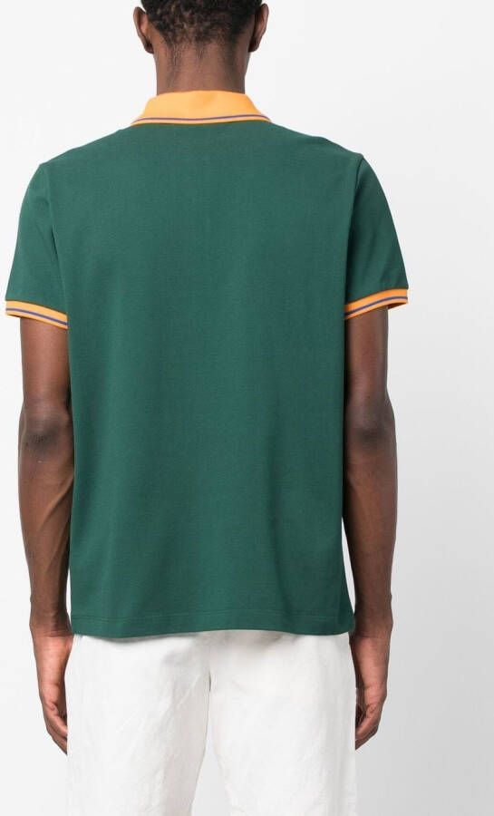 Moncler Poloshirt met logopatch Groen