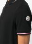 Moncler Poloshirt met logostreep Zwart - Thumbnail 5