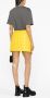 Moncler Yellow Quilted Finish Asymmetric Skirt Geel - Thumbnail 3