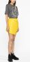Moncler Yellow Quilted Finish Asymmetric Skirt Geel - Thumbnail 4