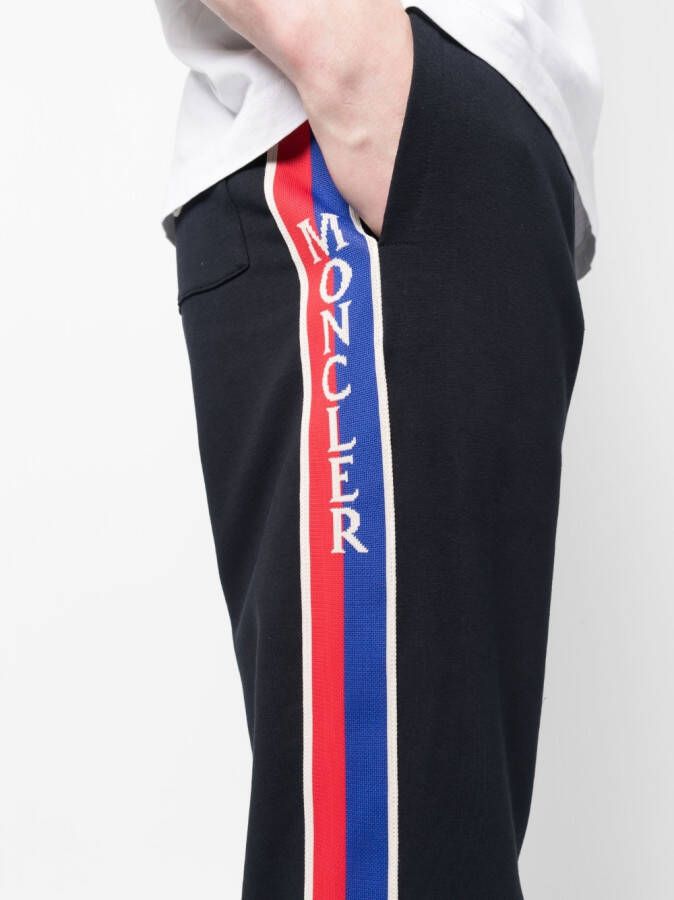 Moncler Trainingsbroek met logopatch Blauw