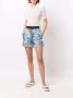 Moncler Shorts met bloemenprint Blauw - Thumbnail 2