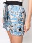 Moncler Shorts met bloemenprint Blauw - Thumbnail 5