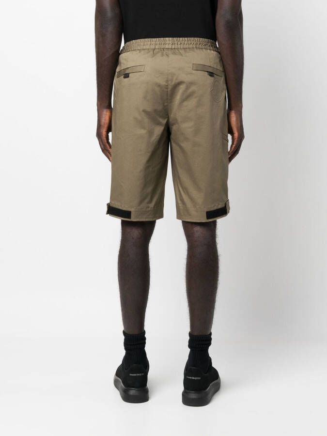 Moncler Shorts met elastische tailleband Groen