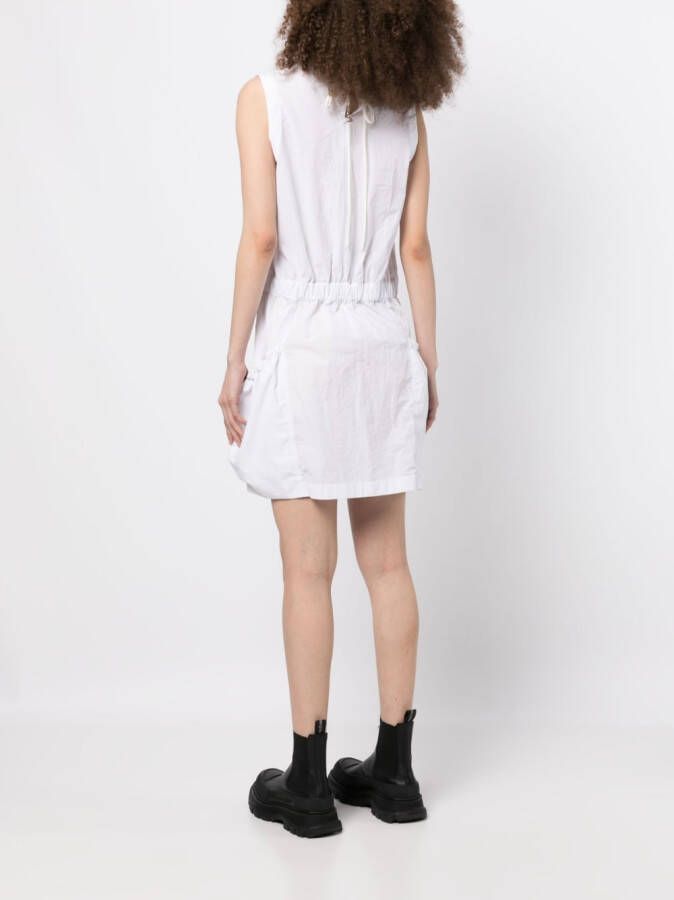 Moncler Mouwloze mini-jurk Wit