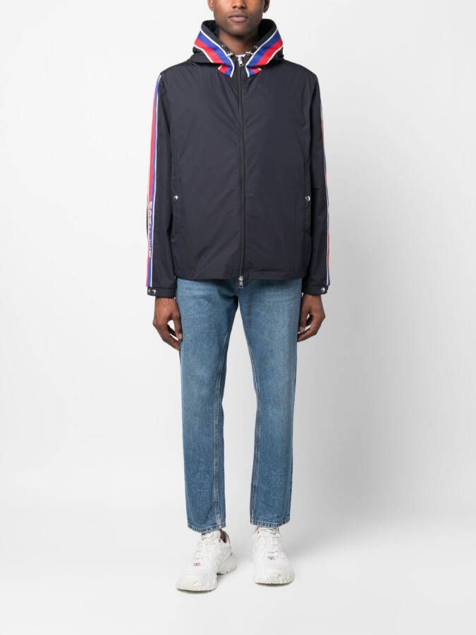 Moncler Jack met capuchon Blauw