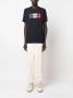 Moncler T-shirt met logoprint Blauw - Thumbnail 2