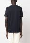 Moncler T-shirt met logoprint Blauw - Thumbnail 4
