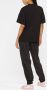 Moncler T-shirt met logoprint Zwart - Thumbnail 4