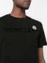 Moncler T-shirt met logoprint Zwart - Thumbnail 5