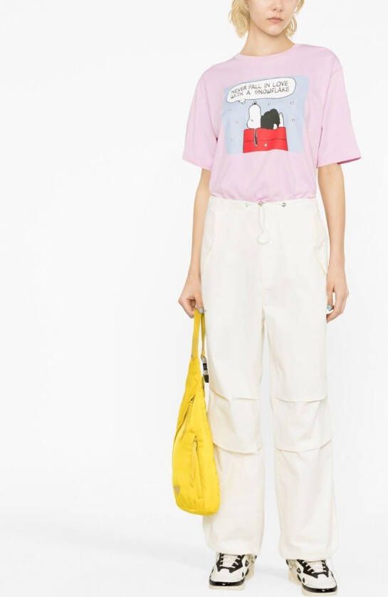 Moncler T-shirt met print Roze
