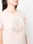 Moncler T-shirt verfraaid met kristallen Roze - Thumbnail 5