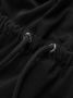 Moncler T-shirtjurk met trekkoordtaille Zwart - Thumbnail 5